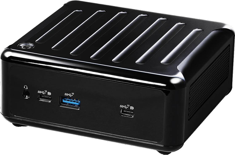 Asrock industrial nuc box barebone mini pc Intel Core i7-1165g7 iris xe ddr4 dual lan Wi-Fi 6 no ram no SSD no os black-null