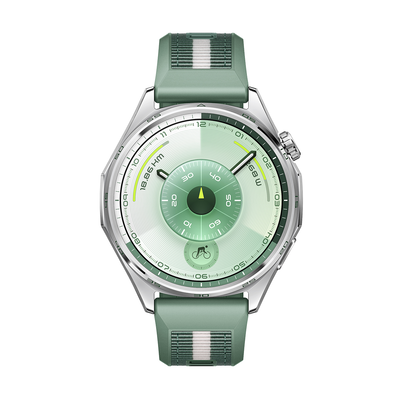 Huawei watch gt 6 46mm stainless steel, Green, medium