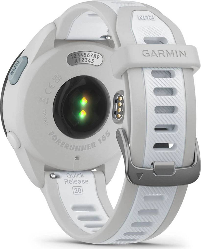 Garmin forerunner 165 music GPS running watch | amOLED | mist gray/whitestone, , medium-null