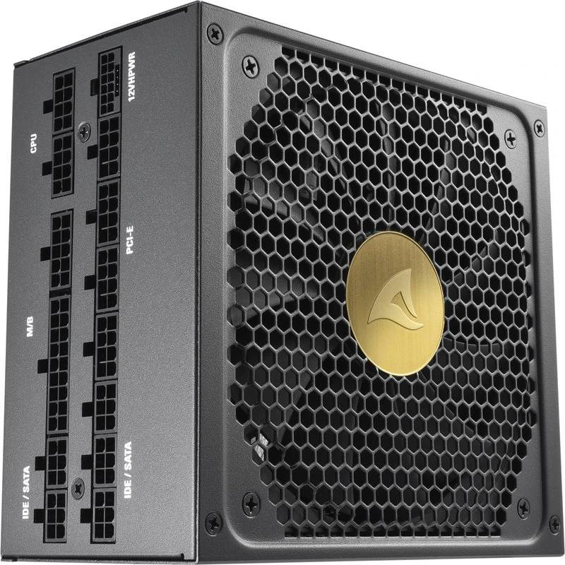Sharkoon rebel p30 gold 1300w atx 3.0 fully modular power supply 80 plus gold pcie 5.0 12vhpwr black-null