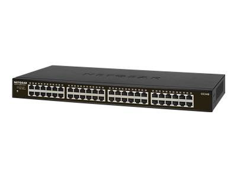 Netgear gs348 / switch / unmanaged / 48 x 10/100/1000 / desktop, rack-mountable, , medium-null