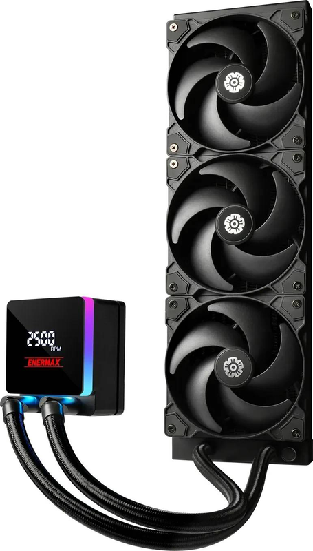 Enermax liqtech xtr 360 elc-ltxtr360 aio liquid CPU cooler 360mm 550w+ tdp threadripper xeon lga4677 black-null