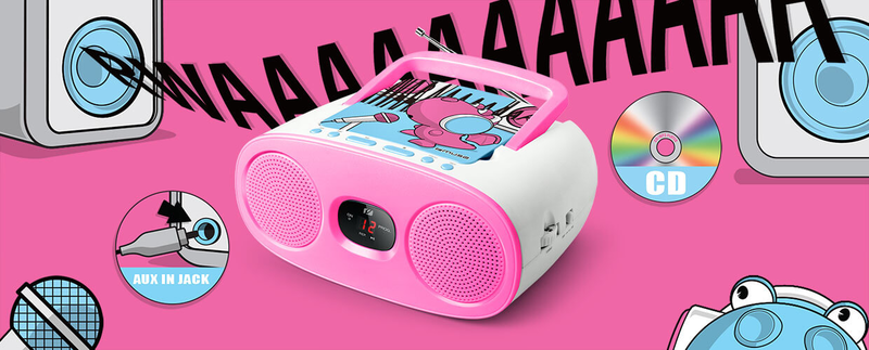 M-20 kdgportable radio cd player, , medium-null
