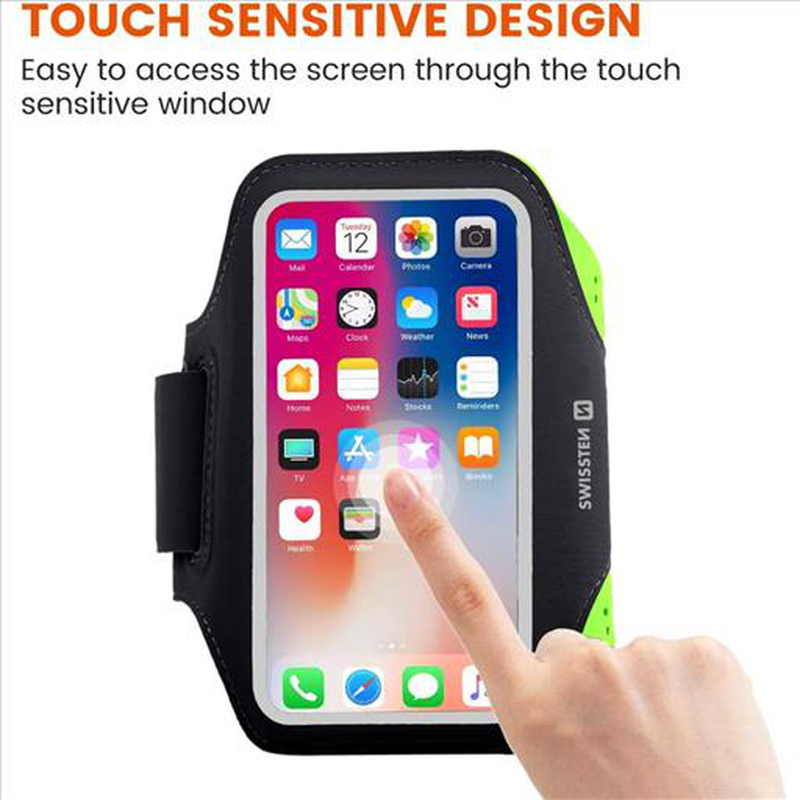 Swissten armband case size 6.0 black-null