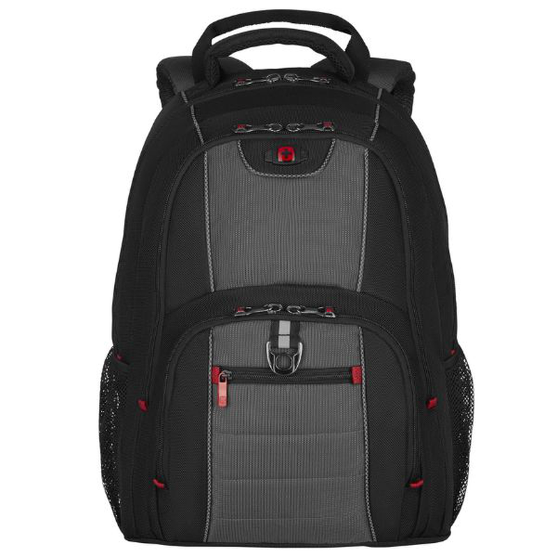 Product image: Wenger, pillar 16" computer backpack, black/gray (r), , medium-null