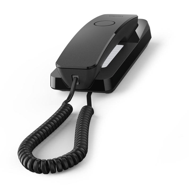 Gigaset wired phone desk 200 black s30054-h6539-r601, , medium-null