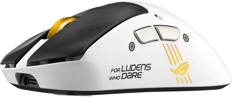 Asus rog keris II origin-kjp kojima productions edition wireless gaming mouse 42000 dpi aimpoint pro sensor 63g ergonomic right-handed tri-mode 2.4GHz bluetooth USB-c white-null