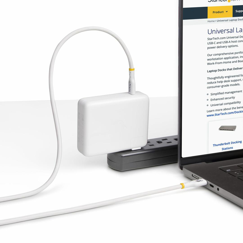 Startech.com 1m USB c charging cable, USB-if certified USB-c cable, 240w, , medium-null