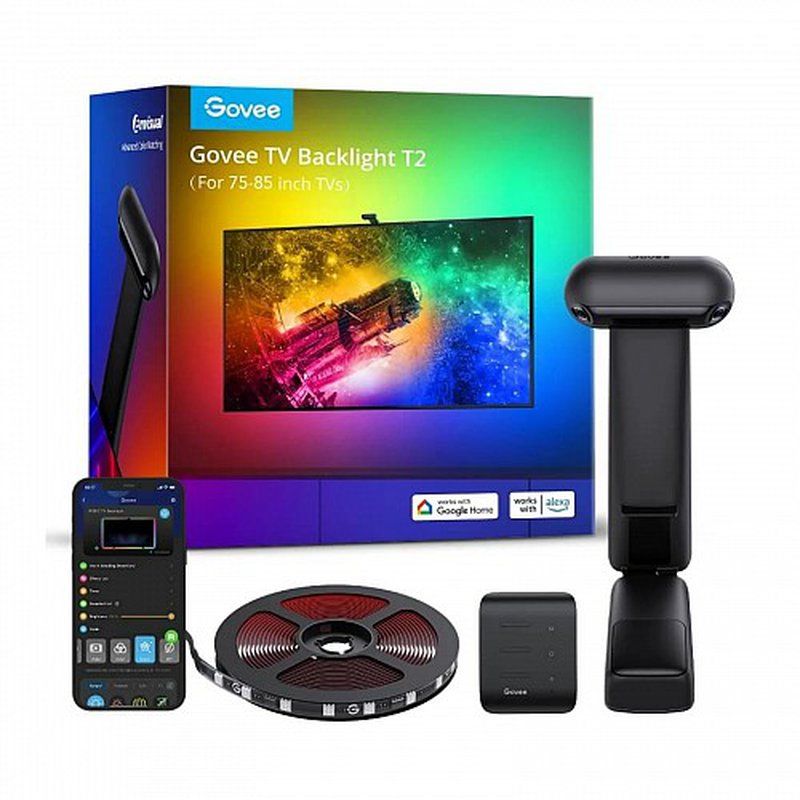 Product image: Govee TV backlight envisual t2 with dual cameras 55-65 inch, , medium-null