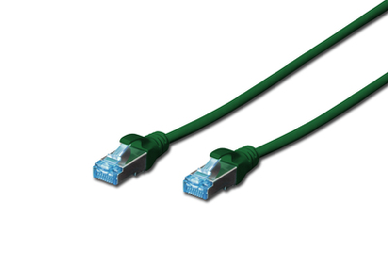 Digitus ecoline / patch cable / rj-45 (m) to rj-45 (m) / 1 m / sftp / cat 5e / green-null