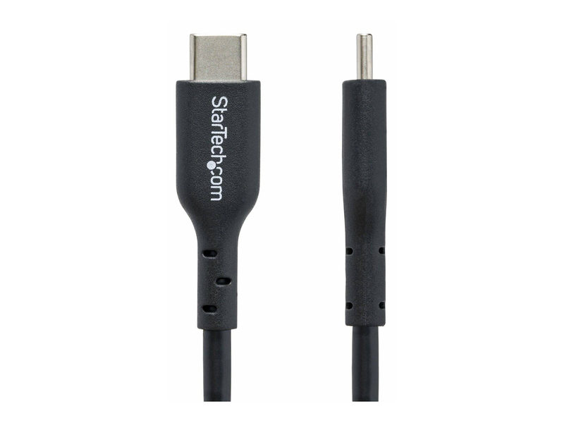 Startech.com 13ft (4m) USB-c charging cable, USB c cable, 60w 3a pd / USB cable / 24 pin USB-c (m) to 24 pin USB-c (m) / USB 2.0 / 5 / 9 / 12 / 15 / 20 v / 3 a / 4 m / USB power delivery (60w), passive / black-null