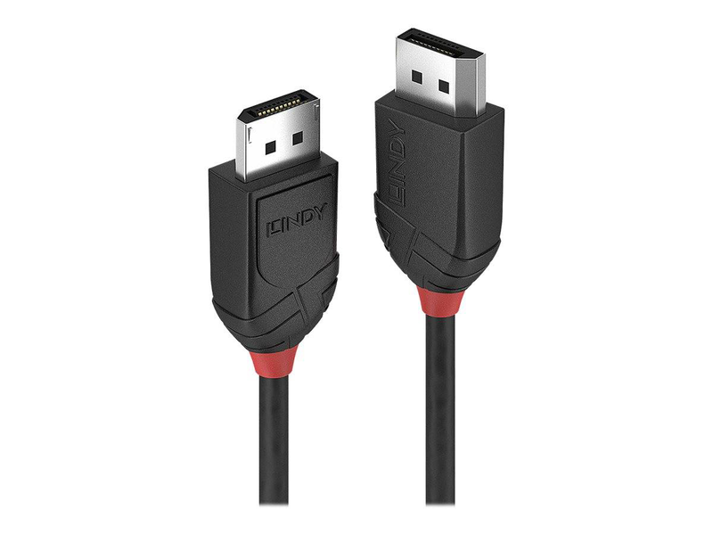 Lindy black line / displayport cable / displayport (m) to displayport (m) / displayport 1.2 / 1 m / black, , medium-null