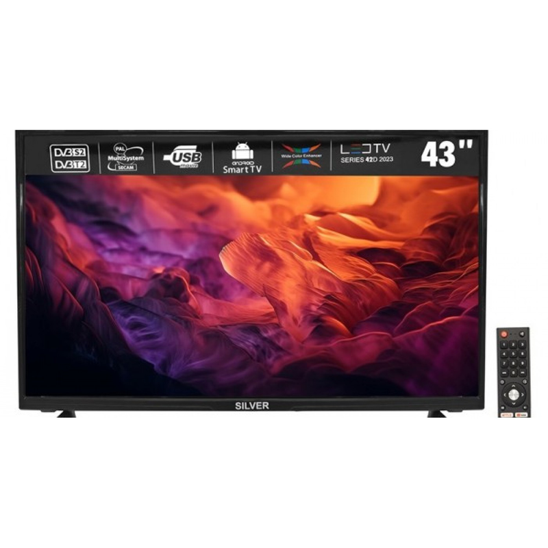 Silver si43d1 43" full HD dled TV image number null