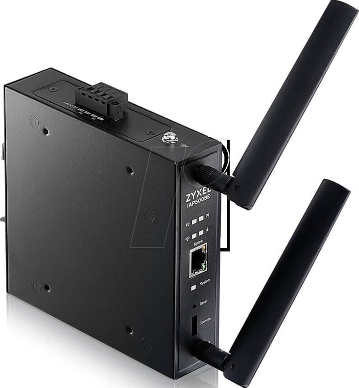 Zyxel iap500be industrial Wi-Fi 7 access point be5000 dual-band 4-stream 2.5GBe poe++ din-rail nebulaflex pro-null