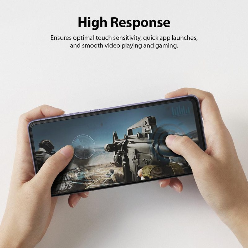 Galaxy a72 - invisible defender full coverage screen protector, , medium-null