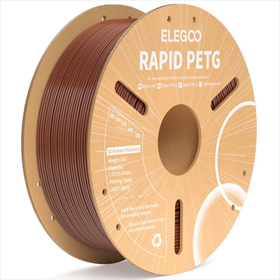 Rapid petg elegoo filament 1kg 1.75mm brown, Brown, medium