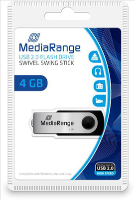 Mediarange USB 4GB 2.0, , medium