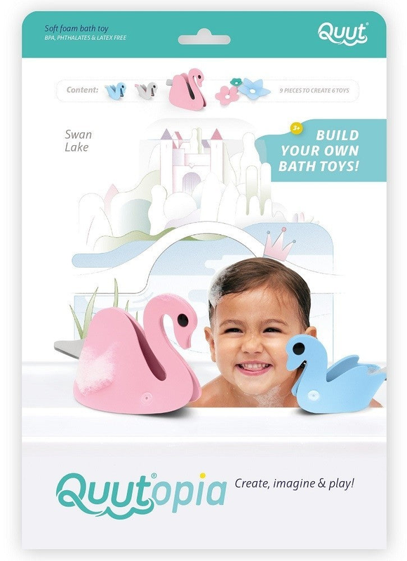 Quut quutopia bath toy - swans model, , medium image number null