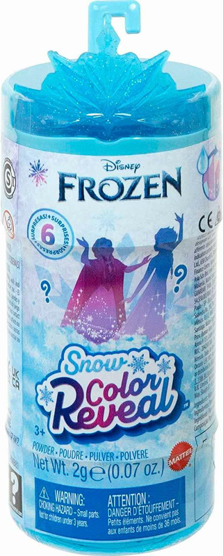 Disney princess frozen small dolls colour reveal 6 surprises-null