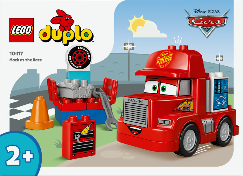 Lego duplo mack at the race 10417 for ages 2+ 14pcs, , medium-null