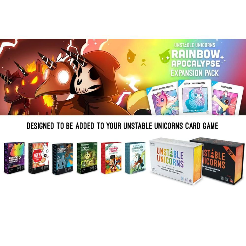 Product image: Unstable unicorns: dragons expansion pack – απελευθέρωσε τη δύναμη των δράκων!, , medium-null