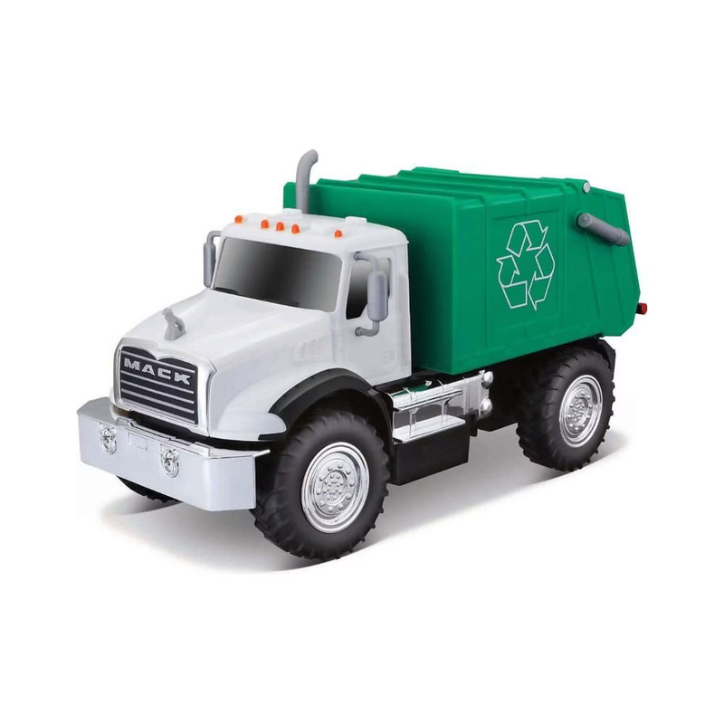 Product image: Maisto tech 82182 τηλεκατευθυνόμενο απορριματοφόρο r/c mack granite® refuse truck με λεπτομερής σχεδίαση & μεταλλικά μέρη, 5+ ετών, , medium-null