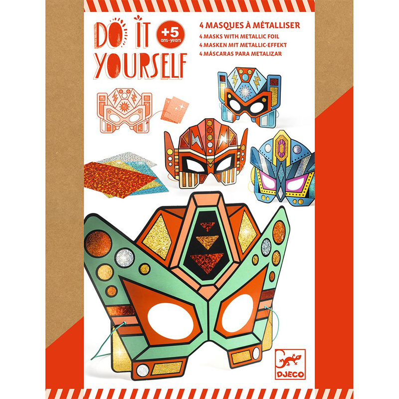 Djeco art and craft mosaics & stickers super robots, , medium-null
