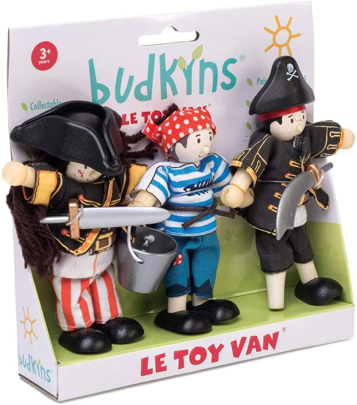 Product image: Le toy van wooden pirates collection budkins gift pack, , medium-null