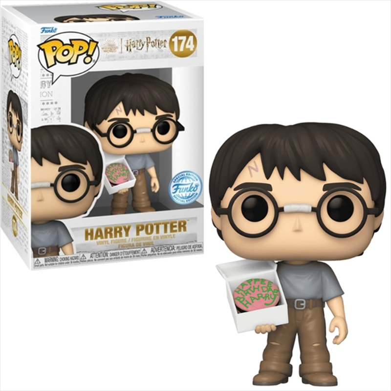 Funko pop! Harry potter - harry with cake #174 special edition vinyl figure, , medium-null