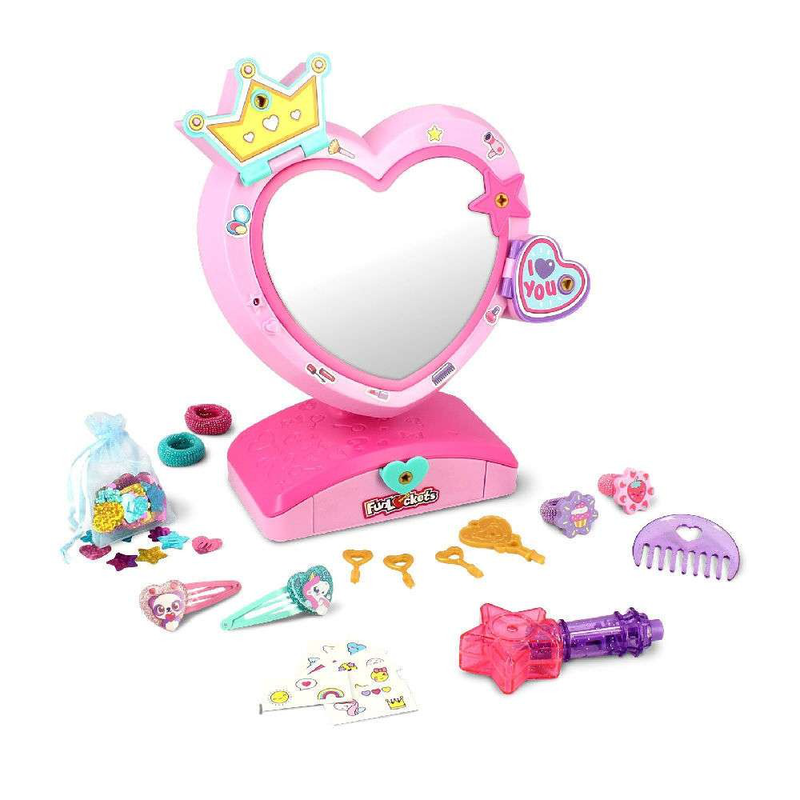 Funlockets secret mirror with hair shimmers, , medium-null