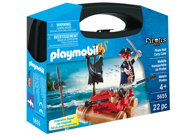 Playmobil 5655 pirates -  pirate raft carry case, , medium-null