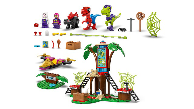 Lego marvel spidey and gobby's raptor battle 143pcs 4y+ (11200), , medium-null