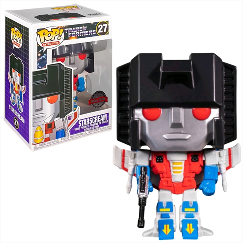 Product image: Funko pop! retro toys: transformers g1 - starscream #27 figure exclusive, , medium-null