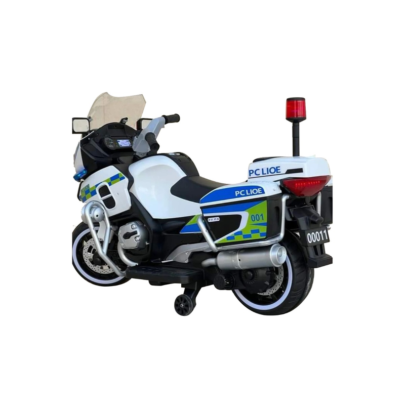 Product image: Kids electric police motorcycle available in red and white color 12v 4.5ah nj00011, , medium-null