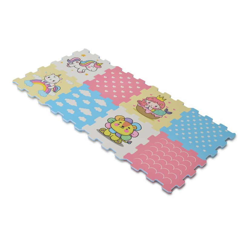 Product image: Παιδικό παζλ χαλάκι δαπέδου unicorn 8 τεμαχίων 30x30cm, , medium-null