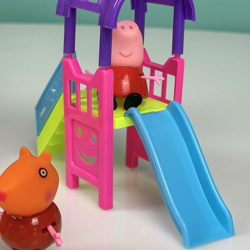 Peppa pig κουκλόσπιτο 25 τεμάχιων παιχνίδι ρόλων με κινητές φιγούρες & αξεσουάρ, , medium-null