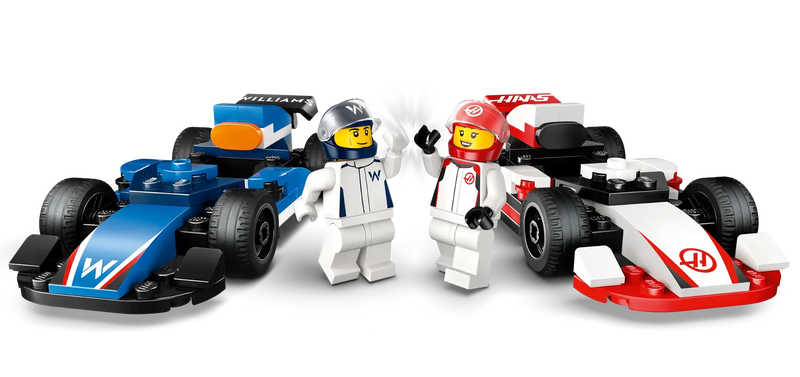 Lego city f1 williams racing & haas f1 race cars 60464 for ages 4+ 92pcs, , medium-null