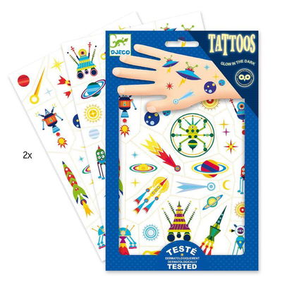 Djeco tattoos space oddity, , medium