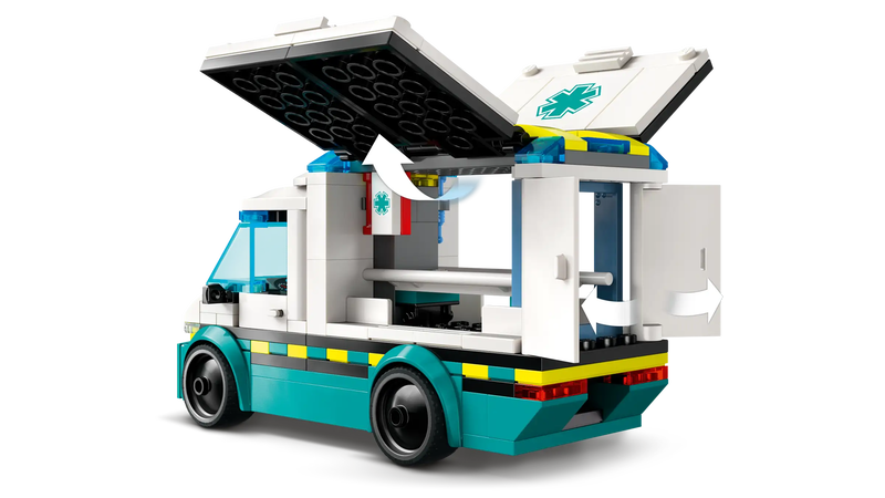 Lego city 60451 emergency ambulance, , medium-null