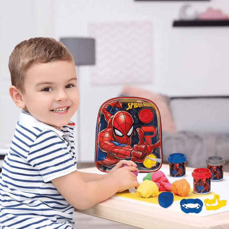 Dough marvel spiderman backpack with 4 pots, , medium-null