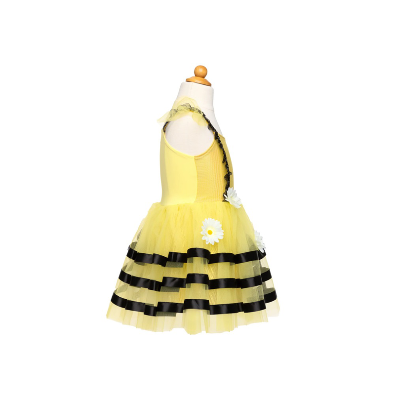 Great pretenders bumble bee dress & headband, size us 5-6, , medium-null