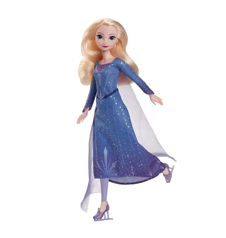 Disney frozen ice-skating fashion doll elsa, , medium-null