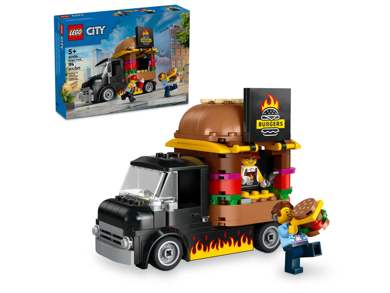 Lego city burger truck 60404 για ηλικίες 5+ 194τμχ, , medium-null