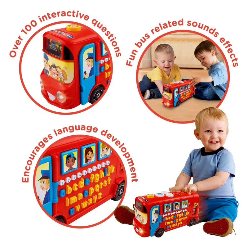 Vtech playtime learning bus with phonics, , medium-null