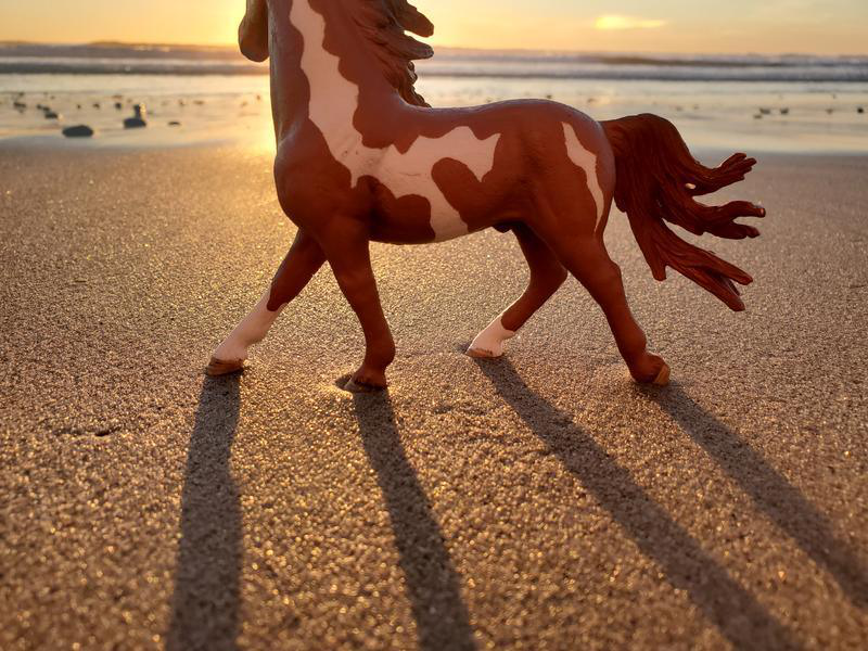 Schleich 13794 horse pinto stallion figure, , medium image number null