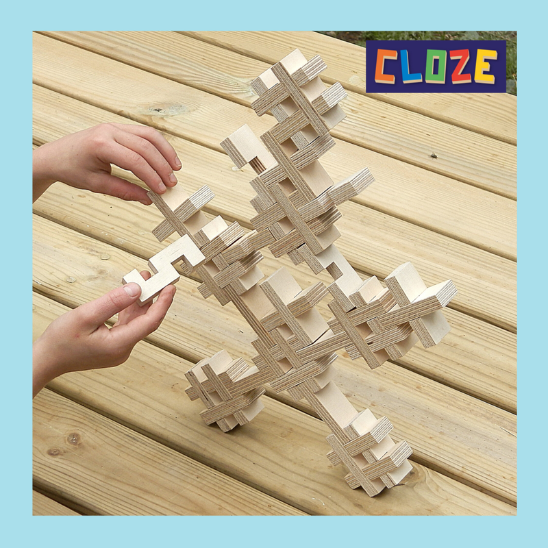 Product image: Wooden construction set - 100 pieces basic, , medium-null