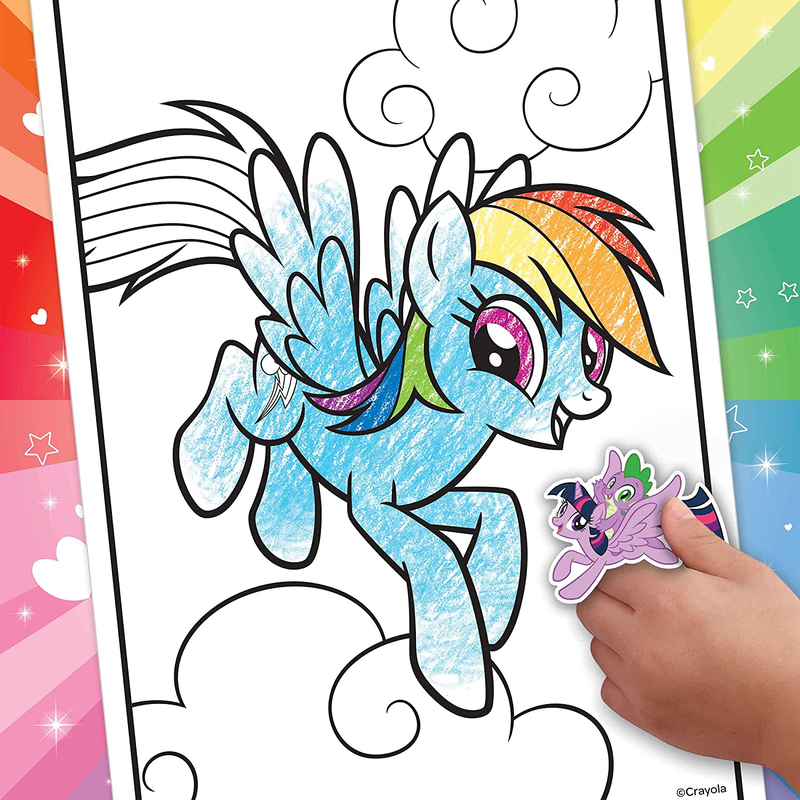 Product image: Crayola my little pony coloring book with stickers: 96 pages of fun ages 3-6, , medium-null