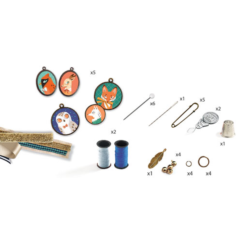Product image: Design needlework - sewing embroidered brooches, , medium-null