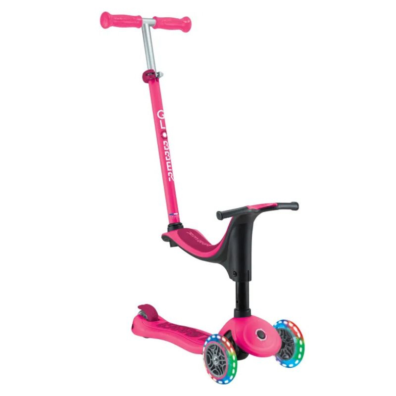 Globber scooter go up sporty lights dark pink 452-610-4, , medium-null