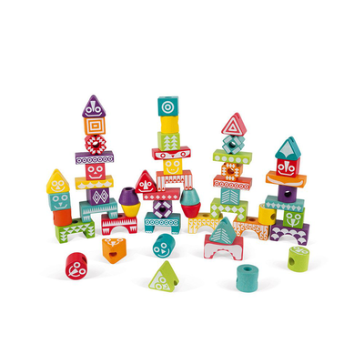 I wood edutotem stackable pieces